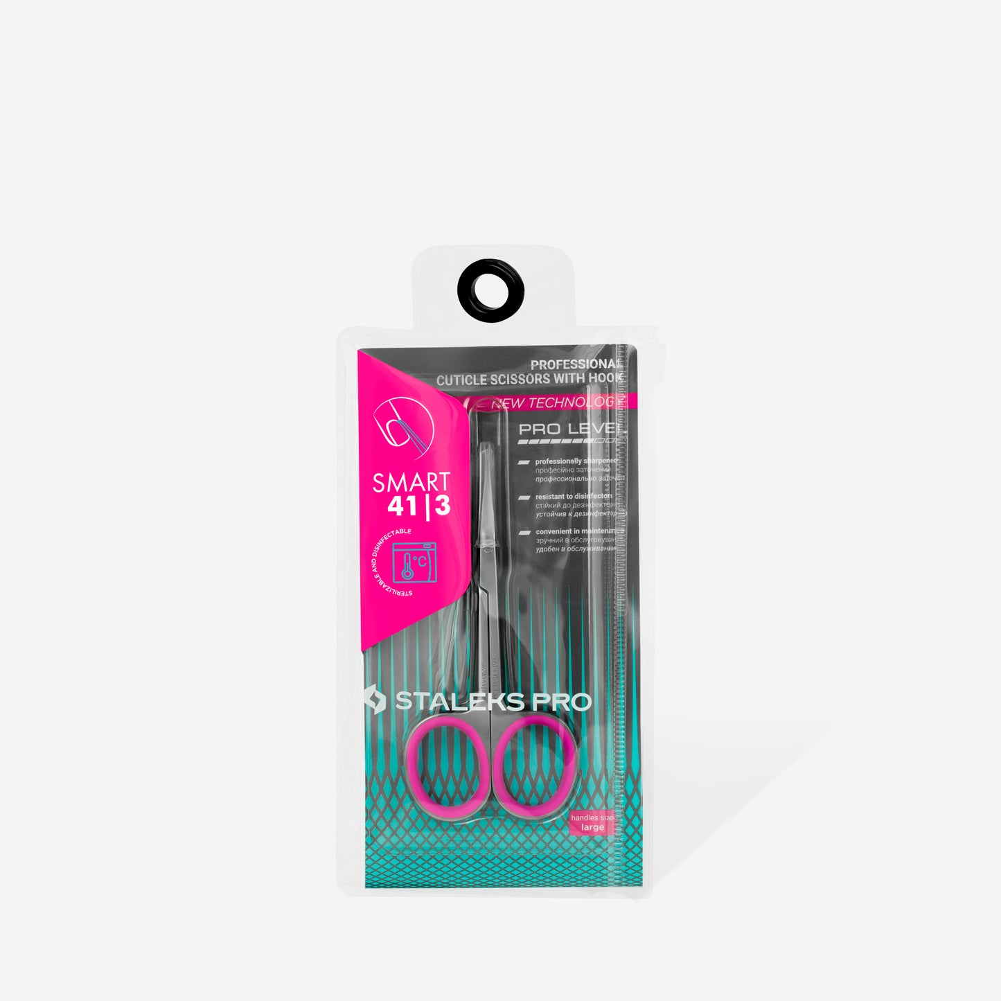 Staleks- Professional cuticle scissors with hook SMART 41 TYPE 3