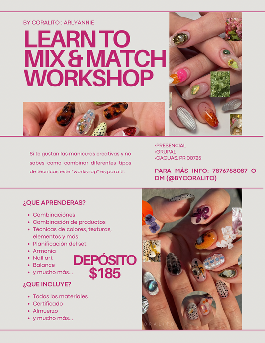 Learn to Mix & Match Workshop (Presencial Caguas, PR 00725) $430
