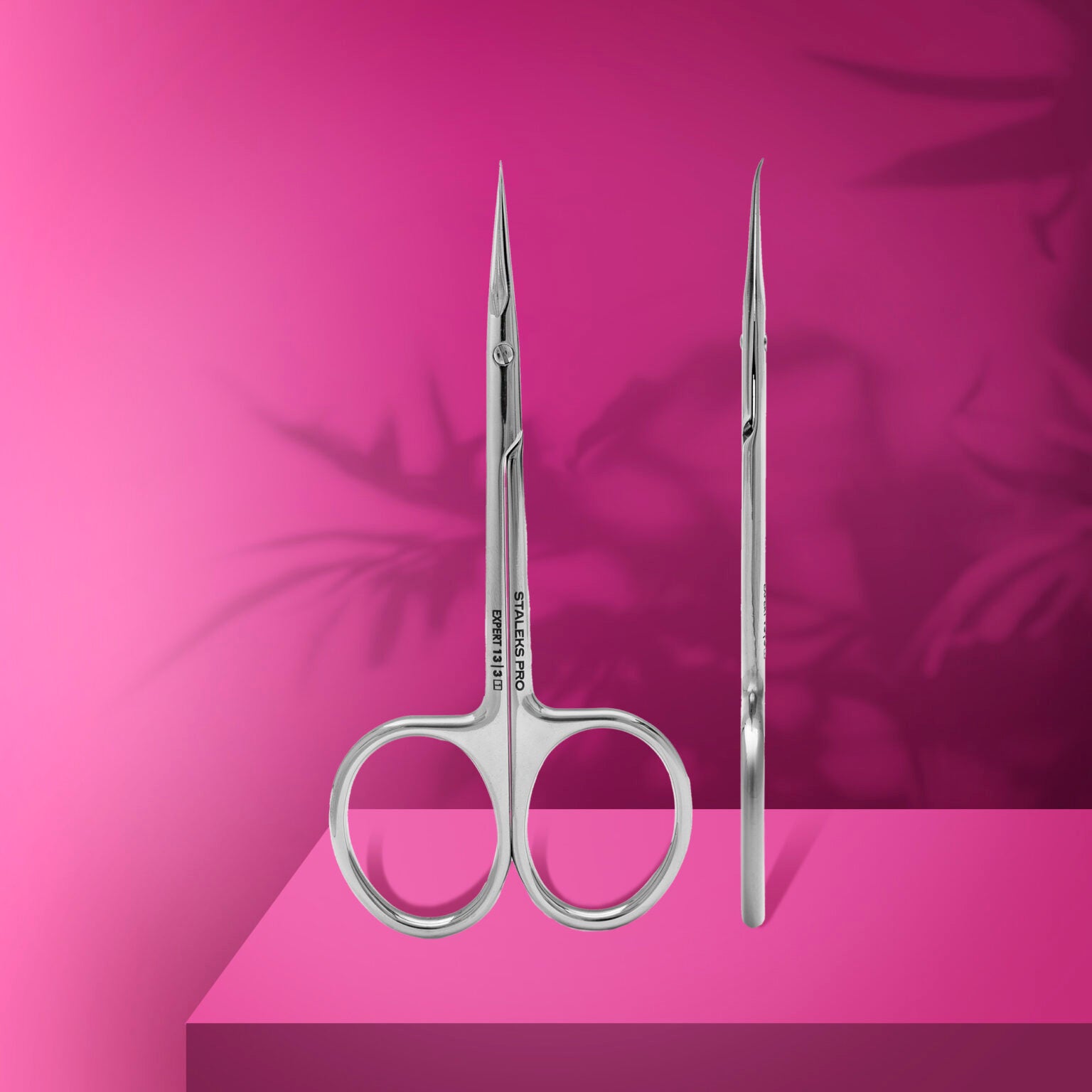 Staleks- Professional cuticle scissors with hook for left-handed users EXPERT 13 TYPE 3
